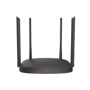 Router Inalámbrico WISP / Hasta 1200 Mbps / Doble Banda AC (2.4 GHz y 5 GHz) / 3 Puertos LAN 10/100 Mbps + 1 Puerto WAN 10/100 Mbps / 4 Antenas Externas Omnidireccional de 5 dBi / Interior