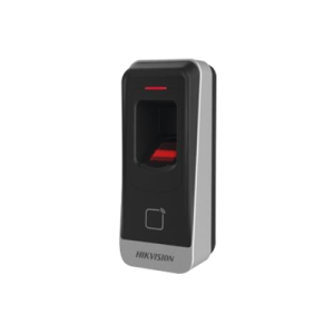 Lector esclavo MIFARE IP65 / Huella Digital / Lector de Tarjetas de Proximidad MiFare / RS-485 / Interior y Exterior / Requiere Panel de Control de Acceso Serie DS-K26 y DS-K27