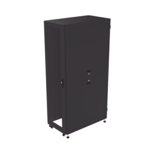Gabinete para Telecomunicaciones Rack Estándar de 19", 42UR, 600 mm Ancho x 1000 mm Profundidad. Fabricado en Acero, Se envía el Gabinete Armado.